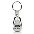 thumbnail image 1 of Ford Flex Chrome Metal Tear Drop Auto Key Chain, 1 of 2