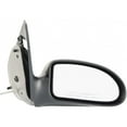 thumbnail image 1 of For Ford Focus 2002 03 04 05 06 2007 Door Mirror Passenger Side | Manual Remote | Non-Folding | Textured Black Finish | Replacement For FO1321239 | 2M5Z17D742PTM, 615343135281, 1 of 5