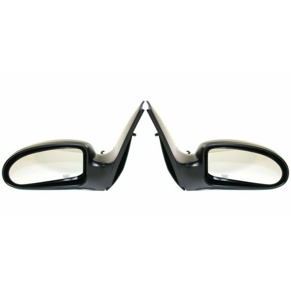 For Ford Focus 2003 04 05 06 2007 Door Mirror Driver and Passenger Side | Pair | Power | Heated | Textured | Replacement For 6S4Z-17683-CA, 6S4Z-17682-CA | FO1320228, FO1321228