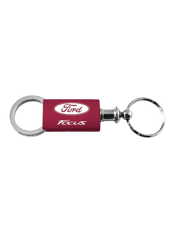 Ford Focus Anodized Aluminum Valet Key Fob (Burgundy)