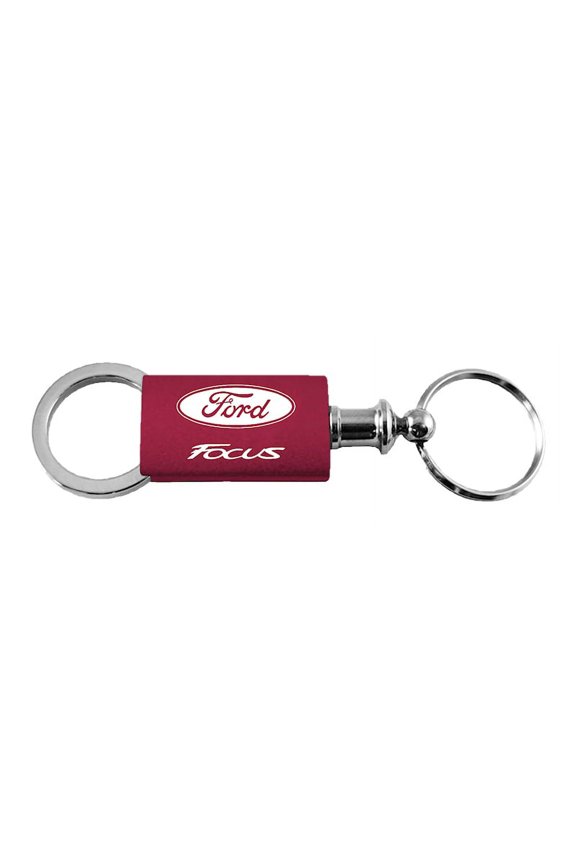 Ford Focus Anodized Aluminum Valet Key Fob (Burgundy)