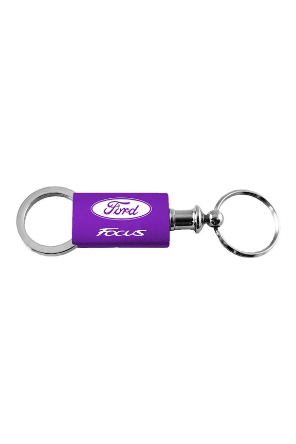 Ford Focus Anodized Aluminum Valet Key Fob (Purple)