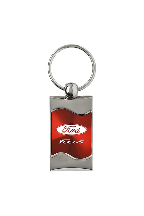 Ford Focus Keychain & Keyring - Red Wave