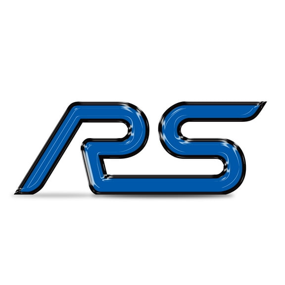 Ford Focus RS 4" Full-Color Flexible 3D Clear Dome Decal
