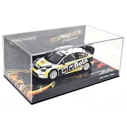 Ford Focus RS WRC Beta Rossi/Cassina RAC Rally Monza 2008 143 scale diecast model rally car in White/Yellow by Minichamps