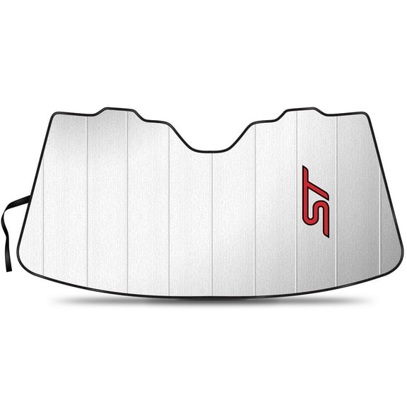Ford Focus ST Universal Fit Enforced Stand-Up Auto Windshield Sun Shade at Standard Size 54"x 27.5"