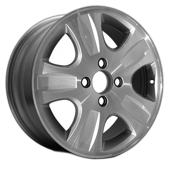 2005-2007 Ford Focus 16" Machined Silver OEM Factory Wheel Rim 5S4Z1007BA
