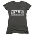 thumbnail image 1 of Ford Fomoco Junior Women's V-Neck T-Shirt Charcoal, 1 of 1