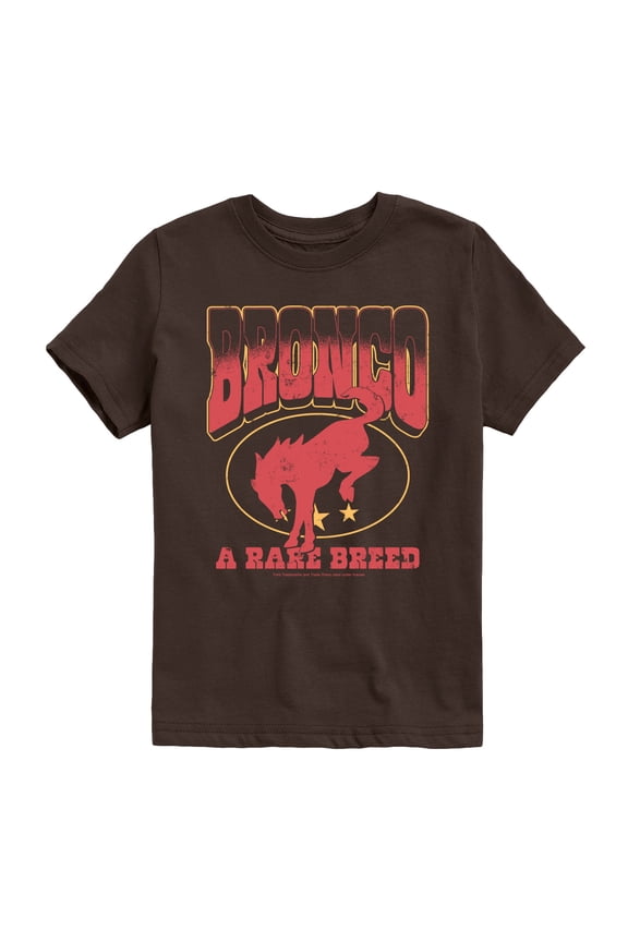 - Ford Bronco Rare Breed - Youth Boys Short Sleeve Graphic T-Shirt