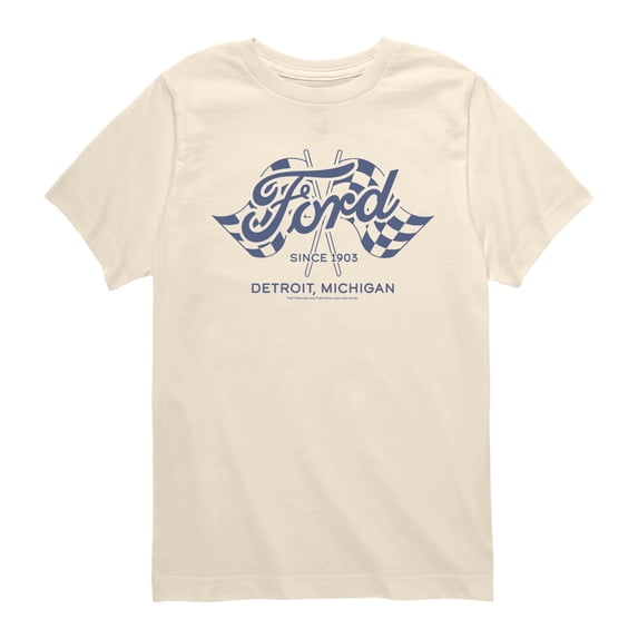 Ford - Ford Detroit - Youth Boys Short Sleeve Graphic T-Shirt