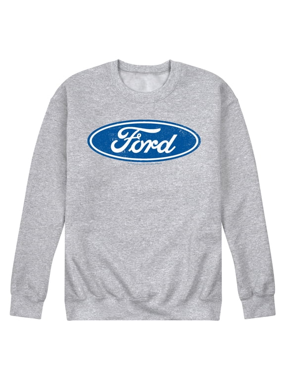 - Blue Circle Logo Men's Graphic Fleece Sweatshirt