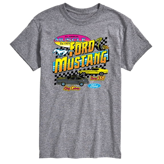 Ford - Ford Mustang 1978 King Cobra 1971 Boss 351 - Men's Short Sleeve Graphic T-Shirt