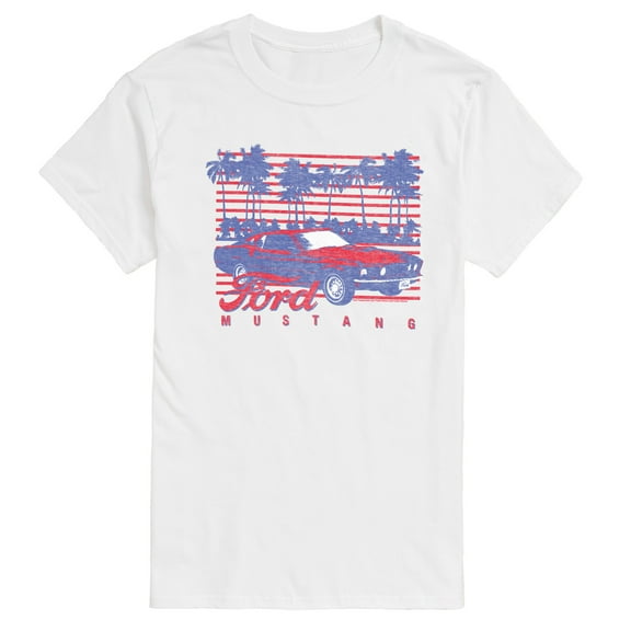 Ford - Ford Mustang Palm Trees - Men's Short Sleeve T-Shirt