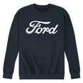 thumbnail image 1 of Ford - Ford One Color Script Logo - Men's Crew Fleece Pullover Sweatshirt, 1 of 5