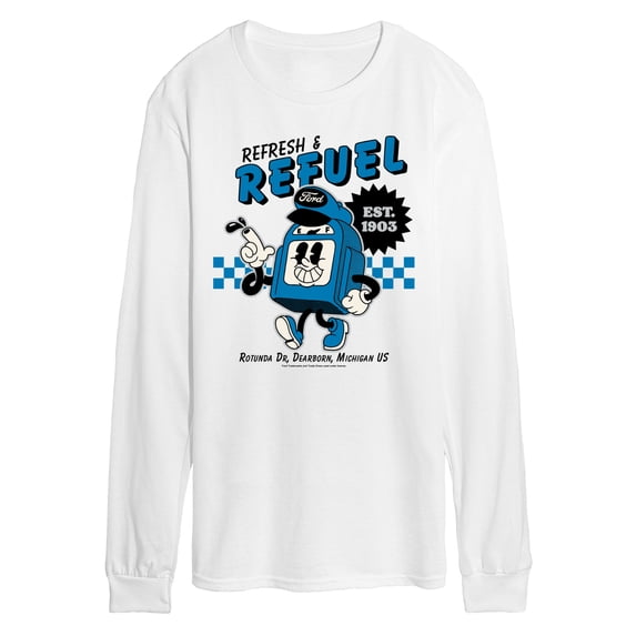 Ford - Ford Refresh Refuel - Men's Long Sleeve Graphic T-Shirt