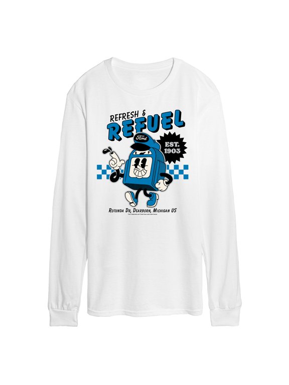 - Ford Refresh Refuel Men's Long Sleeve Graphic T-Shirt