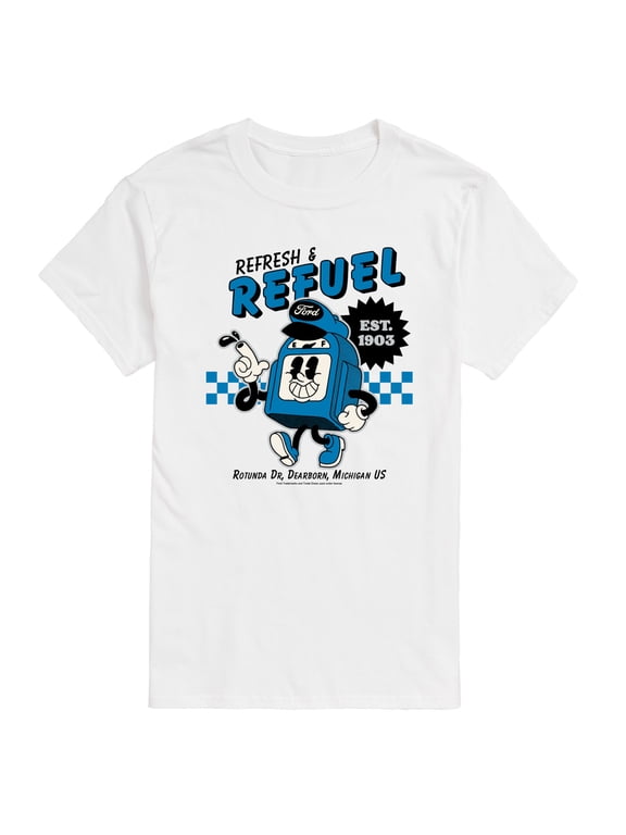 - Ford Refresh Refuel Men's Short Sleeve Graphic T-Shirt