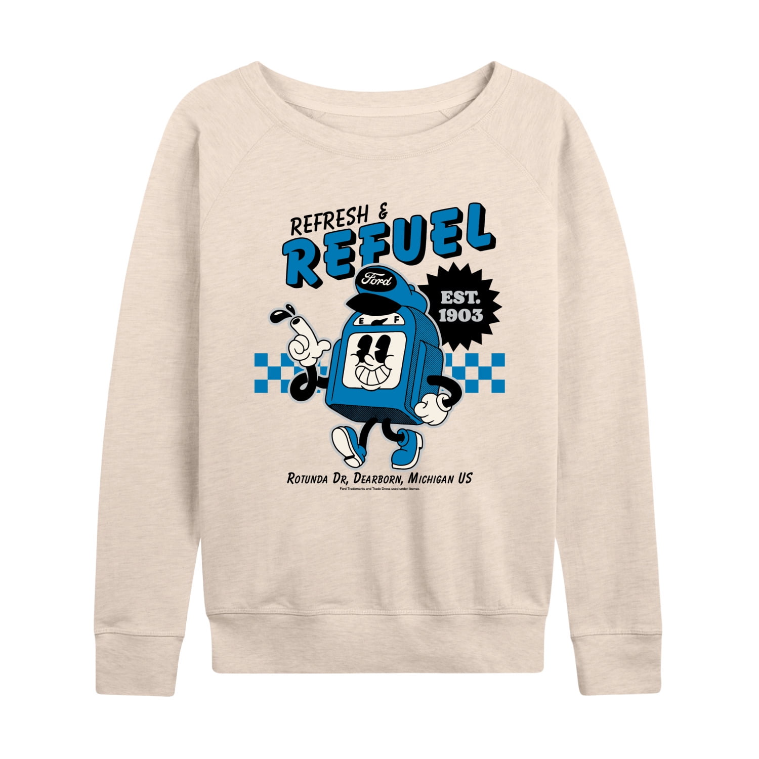 Ford - Ford Refresh Refuel - Women's French Terry Long Sleeve Pullover
