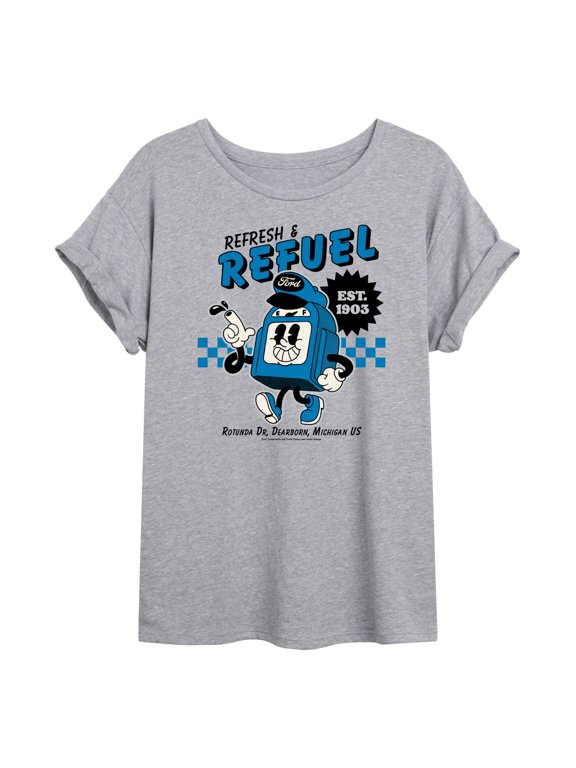 - Ford Refresh Refuel Women's Relaxed Fit T-Shirt