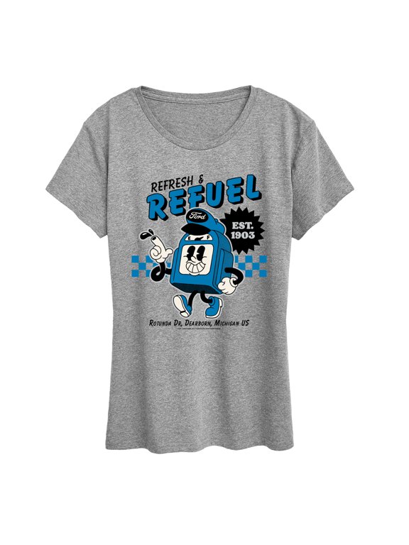- Ford Refresh Refuel Women's Short Sleeve Graphic T-Shirt