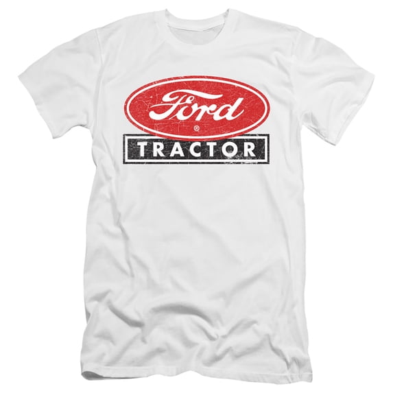 Ford Ford Tractor S/S Adult 30/1 T-Shirt White