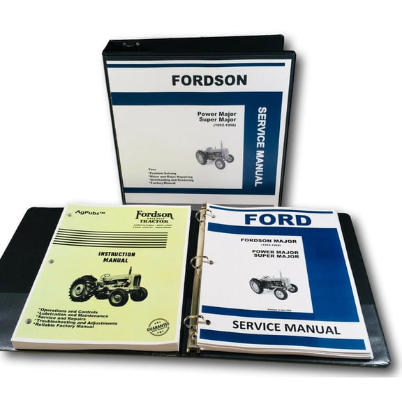 Ford Fordson Major Power Super Tractor Service Repair Manual