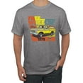 thumbnail image 1 of Ford Free Wheelin 1978 Bronco Classic Rasta 70s | Mens Cars and Trucks Graphic T-Shirt, Heather Grey, Large, 1 of 4