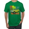 thumbnail image 1 of Ford Free Wheelin 1978 Bronco Classic Rasta 70s | Mens Cars and Trucks Graphic T-Shirt, Kelly, 2XL, 1 of 4