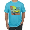 thumbnail image 1 of Ford Free Wheelin 1978 Bronco Classic Rasta 70s | Mens Cars and Trucks Graphic T-Shirt, Light Turquoise, 3XL, 1 of 4