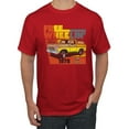 thumbnail image 1 of Ford Free Wheelin 1978 Bronco Classic Rasta 70s | Mens Cars and Trucks Graphic T-Shirt, Red, 2XL, 1 of 4