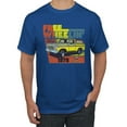 thumbnail image 1 of Ford Free Wheelin 1978 Bronco Classic Rasta 70s | Mens Cars and Trucks Graphic T-Shirt, Royal, Small, 1 of 4