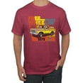 thumbnail image 1 of Ford Free Wheelin 1978 Bronco Classic Rasta 70s | Mens Cars and Trucks Graphic T-Shirt, Vintage Heather Red, Medium, 1 of 4