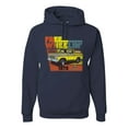 thumbnail image 1 of Ford Free Wheelin 1978 Bronco Classic Rasta 70s | Mens Cars and Trucks Hooded Sweatshirt Graphic Hoodie, Navy, X-Large, 1 of 4