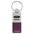 thumbnail image 1 of Ford Fusion Duo Rectangular Leather Key Chain (Purple), 1 of 2