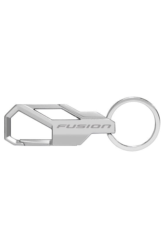 Ford Fusion Silver Snap Hook Metal Key Chain