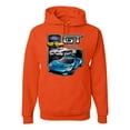 thumbnail image 1 of Ford GT American Horse Power Mustang | Mens Cars and Trucks Hooded Sweatshirt Graphic Hoodie, Orange, Medium, 1 of 4