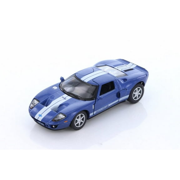 Ford GT Hard Top, Blue - Kinsmart 5092D - 1/36 scale Diecast Model Toy Car (Brand New but NO BOX)