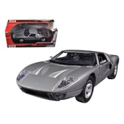 Ford GT Silver 1/24 Diecast Car Model by Motormax