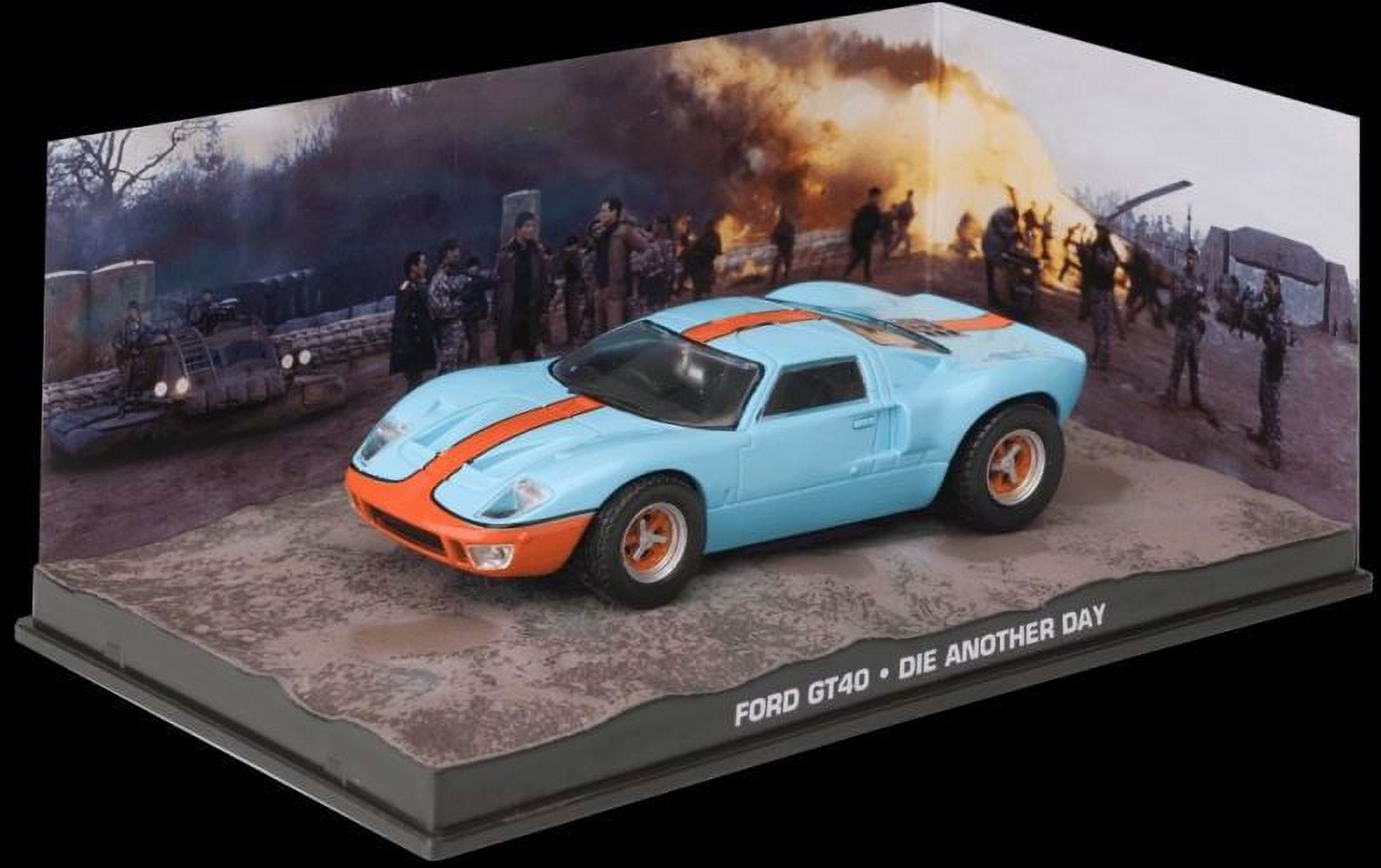 Ford GT40 1:43 scale Diecast Model Car by Ex Mag in Blue