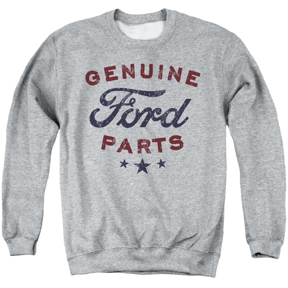 Ford Genuine Parts Unisex Adult Crewneck Sweatshirt,Athletic Heather, Small