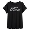 thumbnail image 1 of Ford - Grey Ford Logo - Juniors Oversized Graphic T-Shirt, 1 of 4