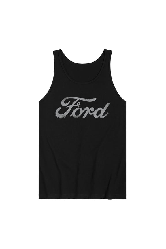 - Grey Ford Logo - Men's Sleeveless Graphic Tank