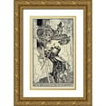 thumbnail image 1 of Ford, H.J. 21x32 Gold Ornate Wood Framed with Double Matting Museum Art Print Titled - How The Prince Arrived at The City of Immortality, 1 of 4