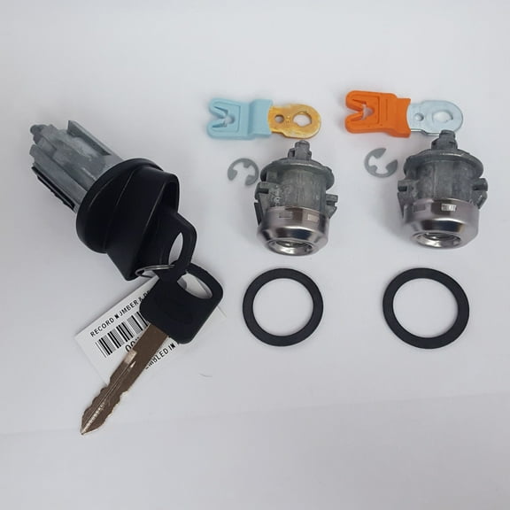 Ford Ignition Switch Cylinder Lock 2 Door Lock Cylinders 2 Keys Replacement Set