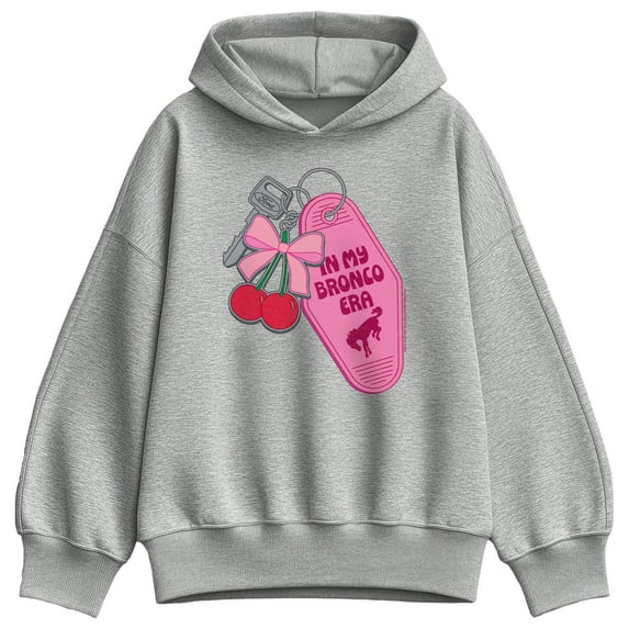 Ford - In My Bronco Era Keychains - Ladies Oversized Fleece Hoodie Sweatshirt