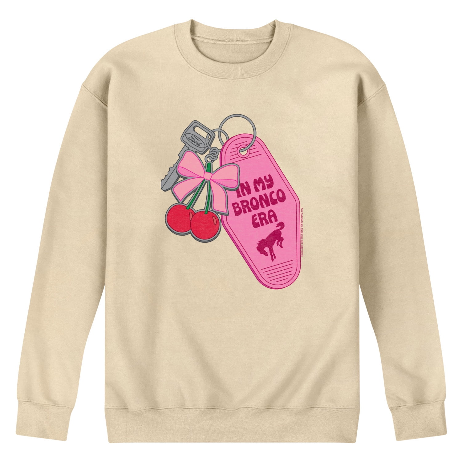 Ford - In My Bronco Era Keychains - Men's Long Sleeve Crew Fleece Sweatshirt