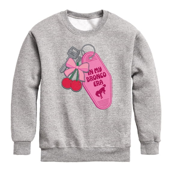 Ford - In My Bronco Era Keychains - Youth Boys Crew Fleece Sweatshirt