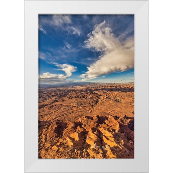 Ford, John 11x14 White Modern Wood Framed Museum Art Print Titled - Needles Overlook-Canyonlands National Park-Utah