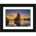 thumbnail image 1 of Ford, John 14x11 Black Ornate Wood Framed with Double Matting Museum Art Print Titled - Bandon Beach-Oregon, 1 of 4