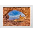 thumbnail image 1 of Ford, John 14x11 White Modern Wood Framed Museum Art Print Titled - Double Arch-Arches National Park-Utah, 1 of 4